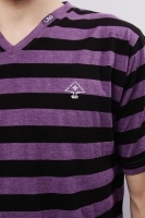 Футболка LRG J091010 Grass Roots Gibson Purple Stripe артикул 8004b.